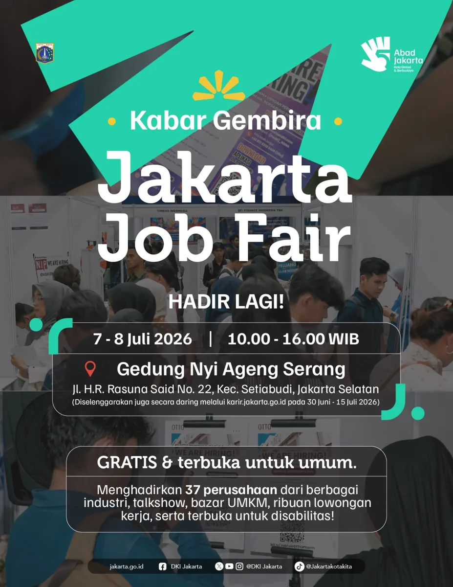 Job Fair Kabupaten Humbang Hasundutan 2026 (Suku Dinas TKTE Wilayah Kabupaten Humbang Hasundutan Barat) : 7-8 Juli 2026