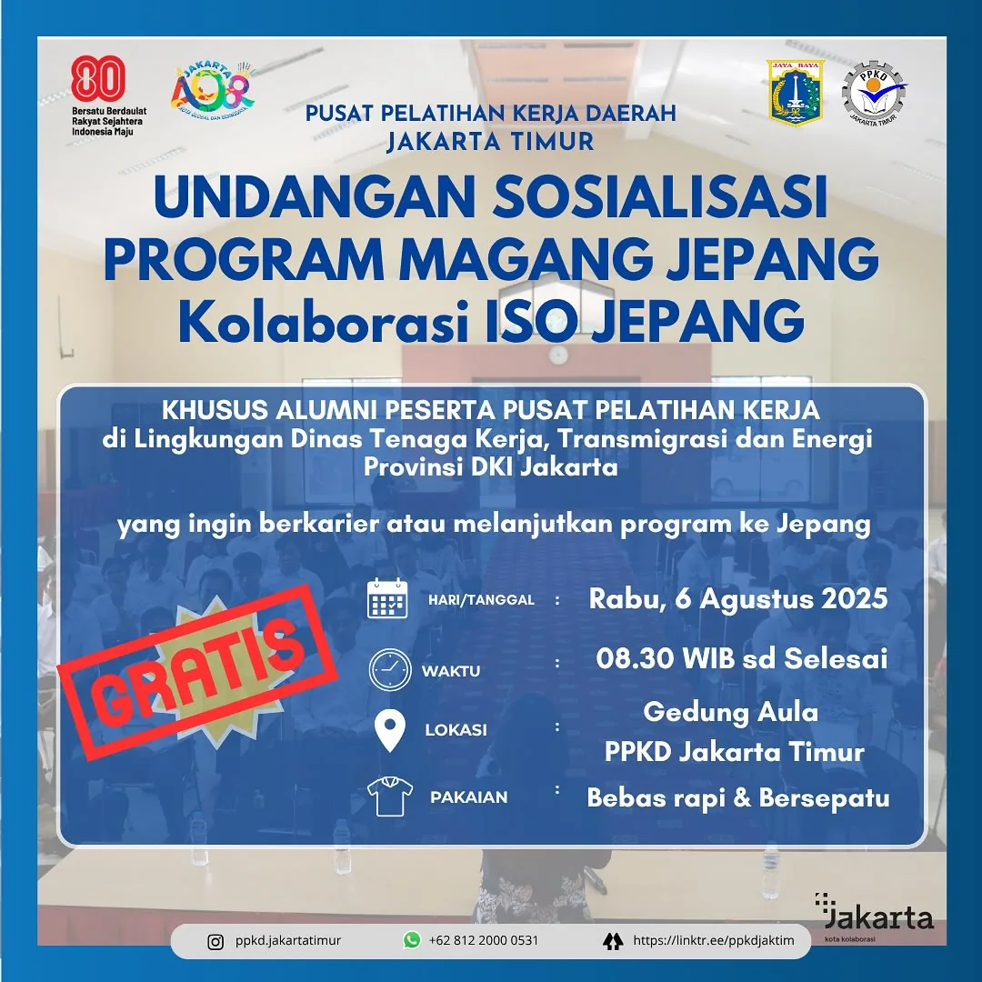 UNDANGAN SOSIALISASI PROGRAM MAGANG JEPANG – PPKD KABUPATEN HUMBANG HASUNDUTAN